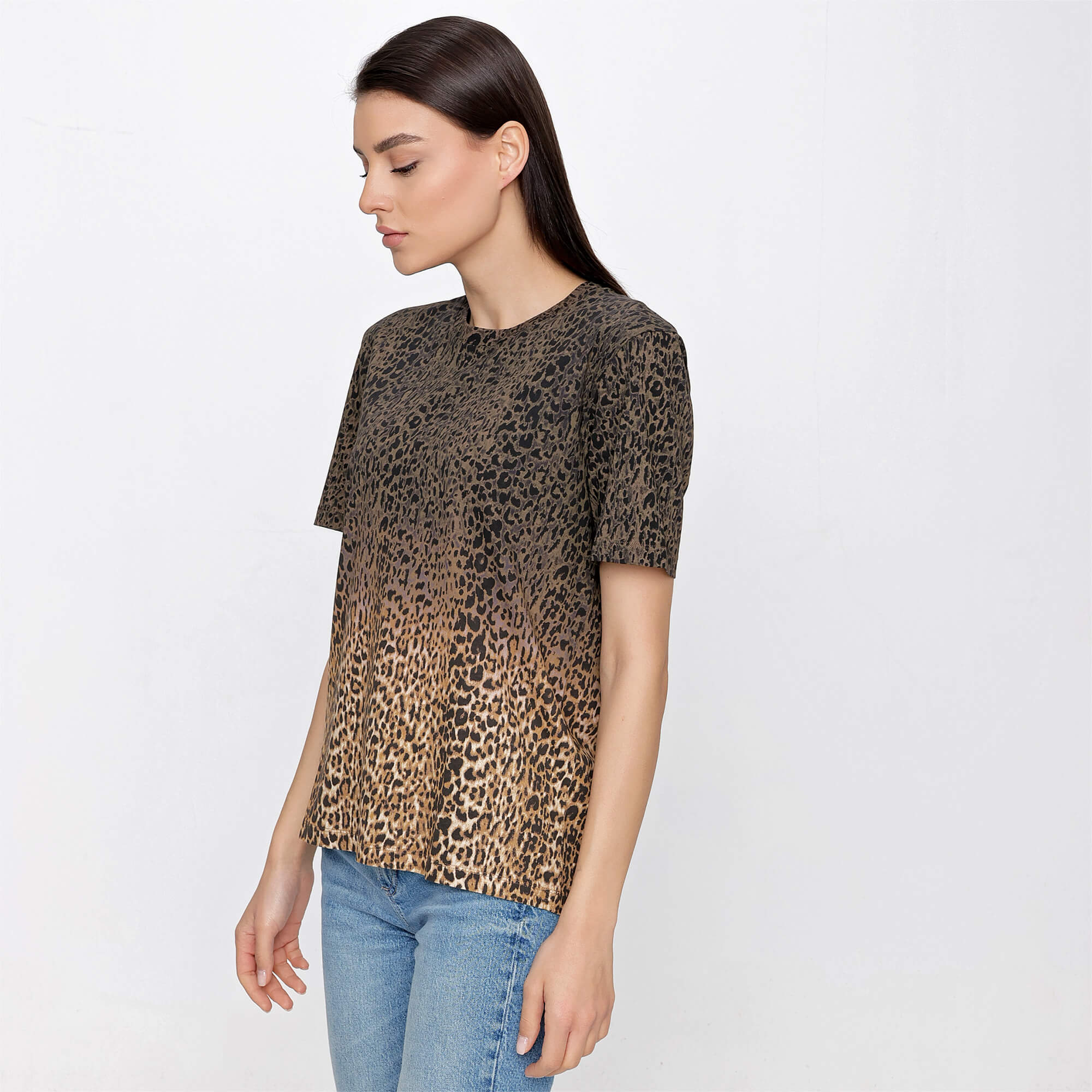 Yves Saint Laurent - Leopard Printed Tshirt